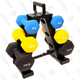 BalanceFrom Colored Neoprene Coated Dumbbell Set with Stand | $90 | 31% Off | Amazon